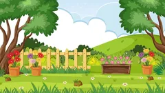 Schwieriger Aufmerksamkeitstest: Finden Sie den Schmetterling im Garten auf dem Bild?